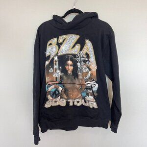 18 SZA SOS Tour Hoodie Size Large Color Black